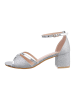 Ital-Design High-Heel Sandalette in Silber