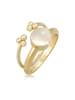 Elli Ring 925 Sterling Silber Ring Set in Gold