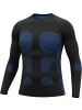 normani Herren Sport-Funktionsunterwäsche Set Hemd + Hose in Blau