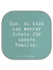 Mr. & Mrs. Panda Tassenuntersetzer Spruch Opa Schatz mit Spruch in Meeresbrise