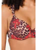 Linga Dore Linga Dore Bikini top in Leopard flower