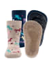 ewers 2er-Set Stoppersocken ABS 2er Pack Einhorn in tinte-dkl. beige mel.