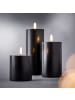 Butlers Butlers LED-Kerzen NORDIC LIGHT 3er-Set in Schwarz
