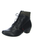 Think! Schnürstiefelette in schwarz