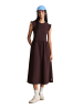 Marc O'Polo DENIM Volant-Jerseykleid flared in Burnt Aubergine