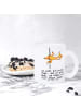 Mr. & Mrs. Panda Kaffeebecher Fuchs PoledanZeichen mit Spruch in Transparent