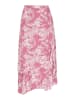 Usha Women Skirt in pink white