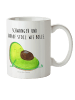 Mr. & Mrs. Panda Tasse Avocado Schwangerschaft mit Spruch in Weiß