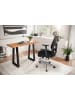FineBuy Schreibtisch "FB100927" in Braun /