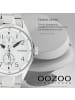 Oozoo Analog-Armbanduhr Oozoo Timepieces silber groß (ca. 42mm)