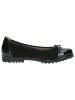 Caprice Ballerina in BLACK SUEDE