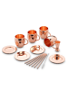 Echtwerk 13 tlg. Set Moscow Mule Kupferbecher 500 ml in Kupfer