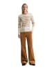 Marc O'Polo Gestreiftes Longsleeve slim in Medium Brown