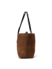 LIEBESKIND BERLIN Monogram Shopper Tasche Leder 47 cm in safari