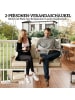 Outsunny Rattan-Hollywoodschaukel,115L x 66B x 44H cm,Beige