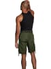 Normani Outdoor Sports Sommer-Shorts „Atacama“ mit Gürtel „Wadi“ in Oliv