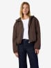 Noisy may Jacke mit Kapuze in Chocolate Brown