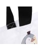 Mr. & Mrs. Panda Tote Bag Pinguin Heirat ohne Spruch in Weiß