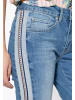 ATT Jeans ATT Jeans ATT JEANS Damen 5-Pocket Jeans mit seitlichem Einsatz und Nietenband Mara in blau