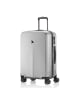 Pack Easy Genius 4 Rollen Trolley M 66 cm mit Dehnfalte in silber