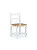 relaxdays Kinderstuhl in Weiß - (B)28,5 x (H)50 x (T)28 cm