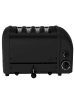 DUALIT | Toaster, NEWGEN STEALTH, schwarz, 4 Scheiben
