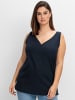 sheego Tanktop in tiefblau