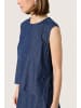 Soaked in Luxury Ärmellose Bluse SLChamy Gerade Passform in Dark Blue Denim
