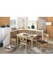 58 aufm Kessel ECKBANKGRUPPE im modernen Landhausstil Deborah Massivholz Buche/Braun