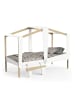 CALICOSY Hausbett CABANE in Weiß - (W) 212,2  x (H) 152,2  x (L) 96,6  cm