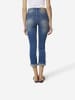 KOROSHI Gemusterte denim-embroidery jeans in blau