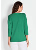 GOLDNER Modisches 3/4-Arm-Oberteil in grün
