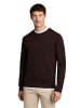 Tom Tailor Pullover BASIC CREWNECK KNIT in Braun