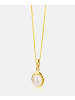 Diamant L'éternel Halskette mit Anhänger aus 375 Gelbgold mit Perle