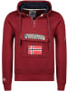 Geographical Norway Hoodie "Gymclass Db Men 100" in Rot