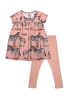 Walkiddy Kleid Kurzarm Kleid aus Baumwolle (Bio)