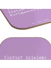 Mr. & Mrs. Panda Coaster Spruch Klavier Tasten mit Spruch in Lavendeltraum