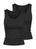 Nina von C. 2er Pack Achseltop in schwarz