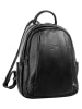 Samantha Look Rucksack echt Leder in schwarz