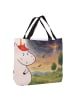 Mr. & Mrs. Panda Schultasche Einhorn Wut Design ohne Spruch in Weiß