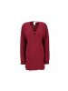 Fendi Lila Seide Casual Kleid