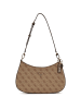 Guess HWBG9672180 NOELLE II TOP ZIP SHOULDER BAG Woman in latte logo brown