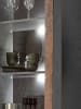 Furn.Design Wohnwand Old Used Wood Shabby Design mit Matera grauSchrankwand 4-teilig 303 cm