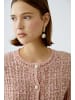 Oui Strickjacke in rose gold
