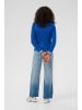 Kaffe Blazer Kinnie Regular fit in Surf The Web/Chalk Stripe