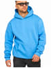 DAILY COTTON Kapuzenpullover - im Oversize Schnitt Unifarben - Kapuzenpullover Loose-Fit Oversize Hoodie Sweatshirt in Blue