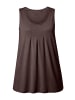 Ulla Popken Strick-Top in mahagoni