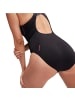 Speedo Hyperboom Badeanzug in Schwarz-Pink
