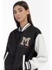myMo Damen Collegejacke in Schwarz