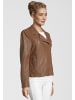 7eleven Lederjacke ARONA in cognac